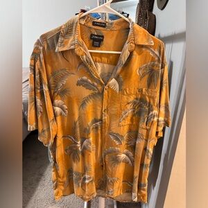 St. John’s Bay Men's Orange Tropical Shirt